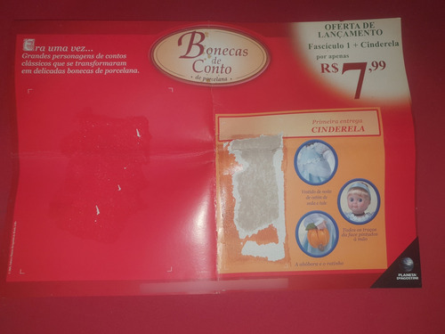 Boneca De Conto De Porcelana No1 - Cinderela *raro (Usado)