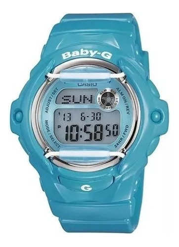 Reloj Casio Baby-g Bg-169r-2bdr Celeste Exclusivo /jordy