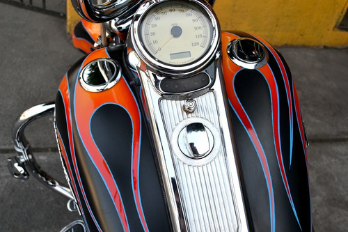Imagen 10 de 15 de Impresionante Harley Road King Custom 1584 Muy Llamativa