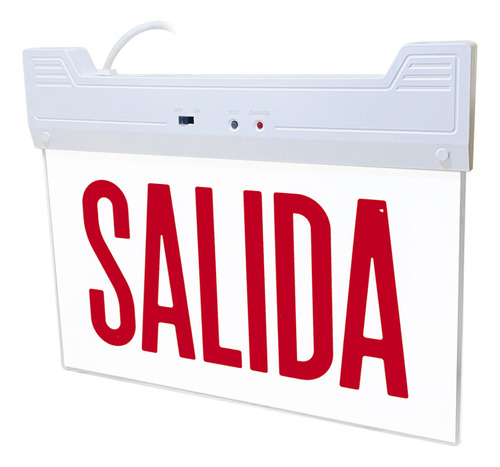 Lloyd's Set de 4 Señales de Salida con Lámpara de emergencia recargable