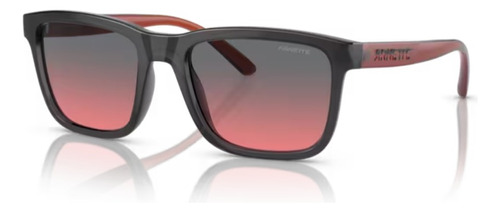 Óculos De Sol - Arnette - Lebowl - An4321 278677 54 Armação Cinza Transparente Haste Cinza Transparente Lente Fifty Black | Red Desenho Retangular