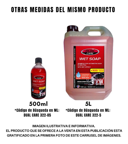 Imagen 2 de 8 de Limpiador Wet Soap 5 L Concentrado 1:100