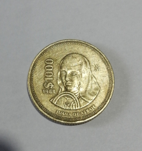 Moneda De 1000pesos De 1989 Juana De Asabaje