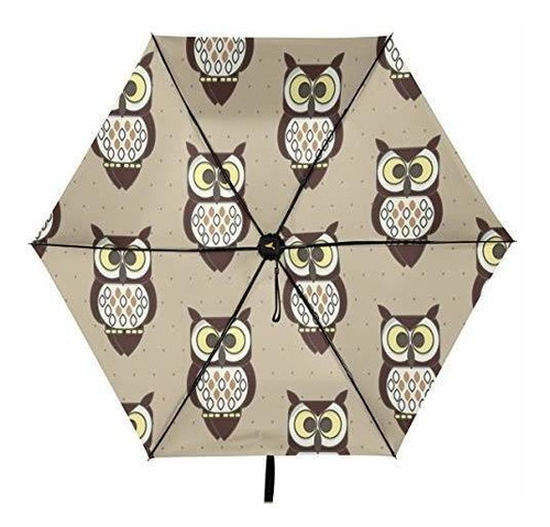 Sombrilla O Paraguas - Cute Owl Bird Parasol Umbrella For Gi