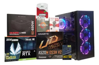 Pc Gamer Rgb Ryzen 5600g 32gb Ram 1tb Ssd Rtx 3060 12gb Msi