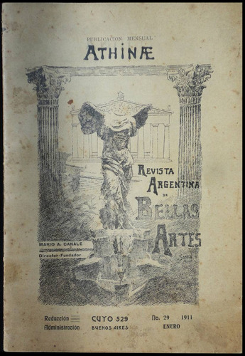 Revista Antigua Athinae. Argentina  Bellas Artes 1911 39145