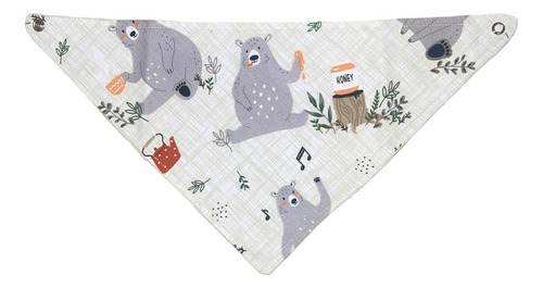 Babero Bandana De Algodón Para Bebés Osos Osos