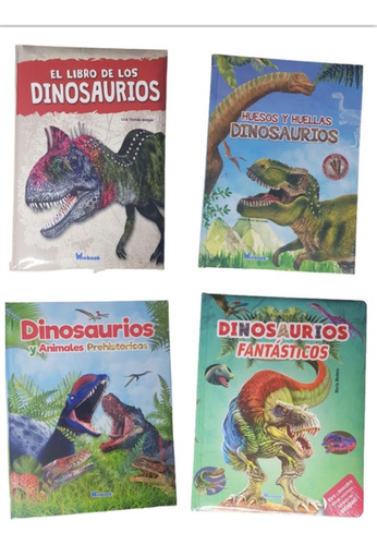 Colección Dinosaurizate 4 Tomos Winbook Pasta Dura 