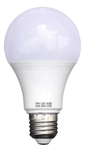 Para Bombilla Led E27 Con Sensor De Amanecer Automático