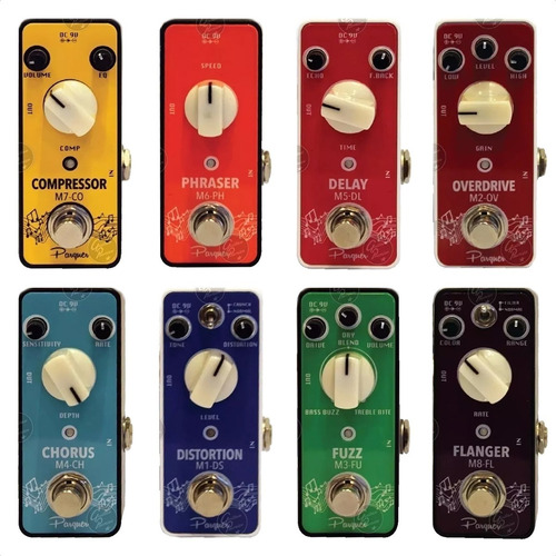 Pedal De Efecto Flanger T/ Mooer Para Guitarra Bajo Garantia