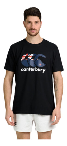 Remera Canterbury New Zeland Logo Tee Algodon 