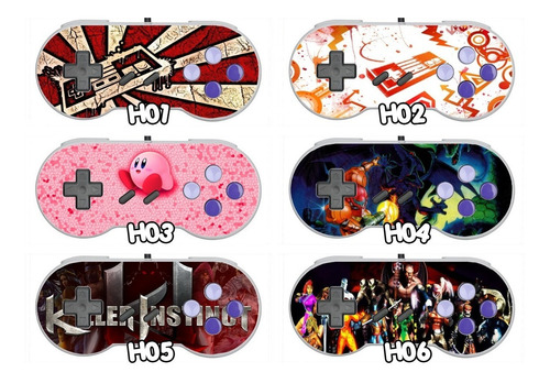 Skins Protector Para Controles Snes Super Nintendo Vinilo