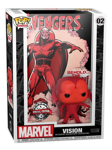Funko Pop Comic Covers Marvel Vision Special Edition 02