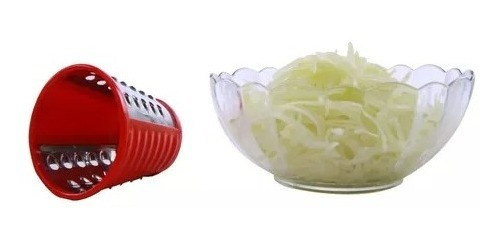 Rallador Electrico Verduras Queso Triturador Rebanador Acero