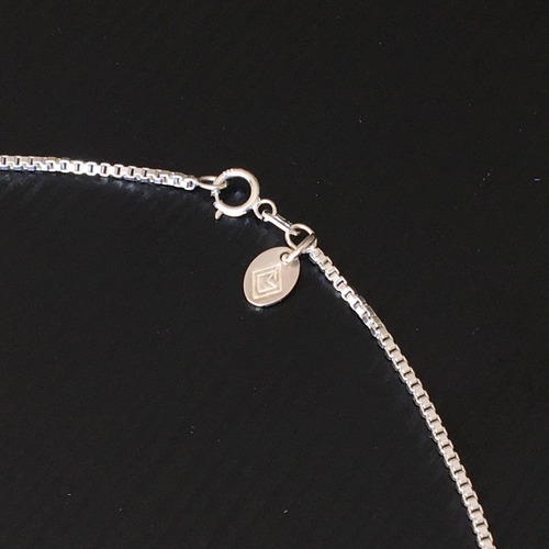 Cadena De Plata Ley 925 De 50 Cm Veneciana Mujer Agálea Color Plateado