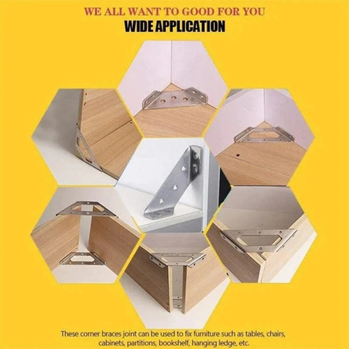Muebles Universales De Soporte Triangular De Acero Inoxidabl