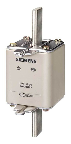 Fusible Nh T3 500a Siemens Sentron Cartucho Fusible 3na3365