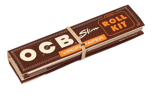 Papelillos Ocb Roll Kit Virgin Paper Slim