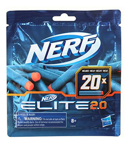 Nerf Elite 2.0 Set De 20 Dardos De Repuesto