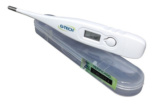 Termômetro Clínico Digital Gtech Febre Branco Aviso Sonoro