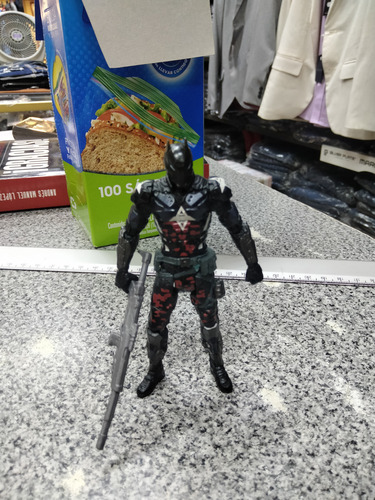 Dc. Multiverse, Batman, Arkham Knight, 4 Pulgadas!! (Usado)