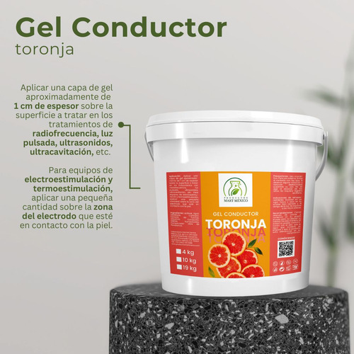 Gel Conductor De Toronja Aparatología 10 Kilos
