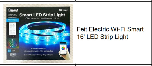 Feit Electric Wi-fi Smart 16  Led Strip Light