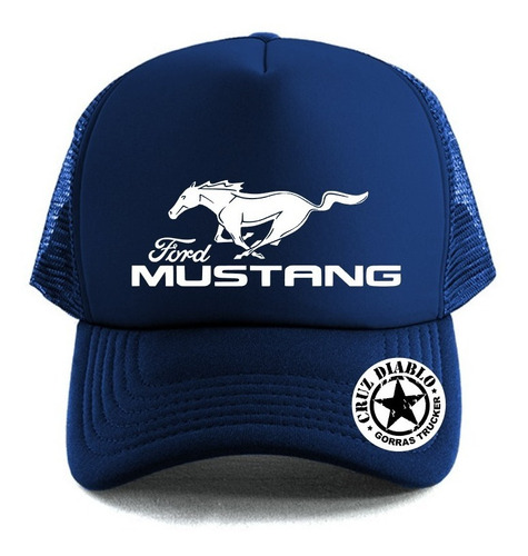 Gorras Trucker Mustang Cruz Diablo