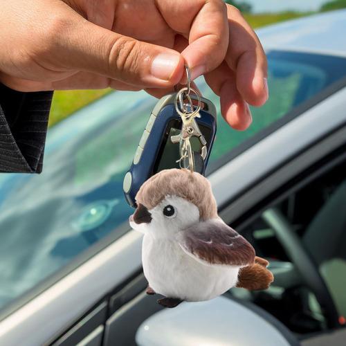 Colgante De Felpa Para Bolso De Mano Llavero De Felpa De Páj