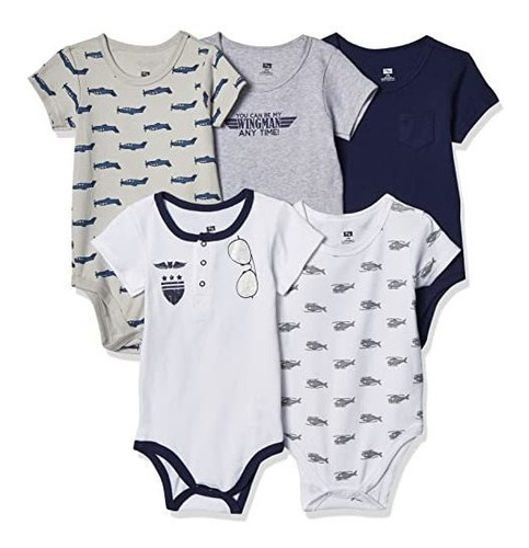 Chadson Baby Unisex Baby Cotton Bodysuits Wingman, Pf4xl