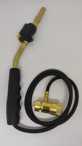 Imagem 2 de 4 de Maçarico Portátil Com Mangueira 1,10m - Acend. Automatico.