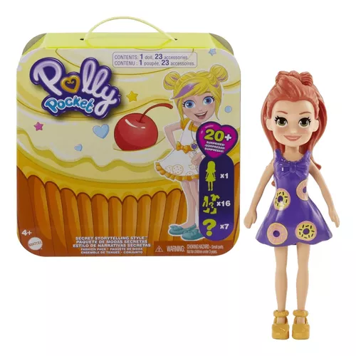 Polly Pocket Conjunto de Brinquedo Padaria de cupcakes : :  Brinquedos e Jogos