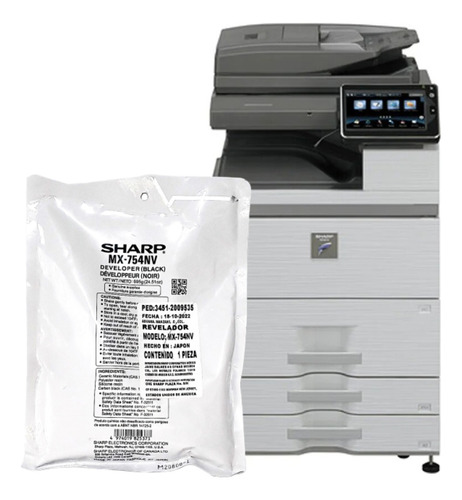 Revelador Sharp Mx754nv Mxm654n Mxm754n Mxm6570 Mxm7570