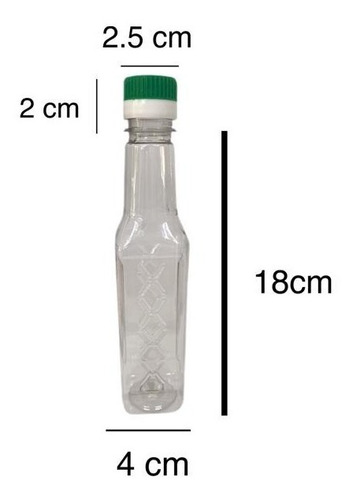 Imagen 2 de 10 de Botellas Plasticas Pet 250 Cc Cuadrada Para Aceite X 99 Un