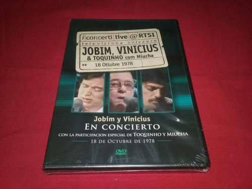 Jobim Vinicius & Toquinho Com Miucha 1978 Live Concerti Dvd 