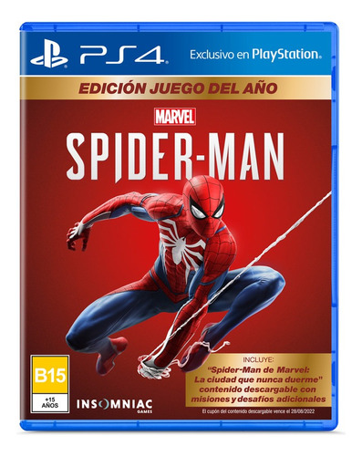 Marvel's Spider-man Game Of The Year Edition Sony Ps4