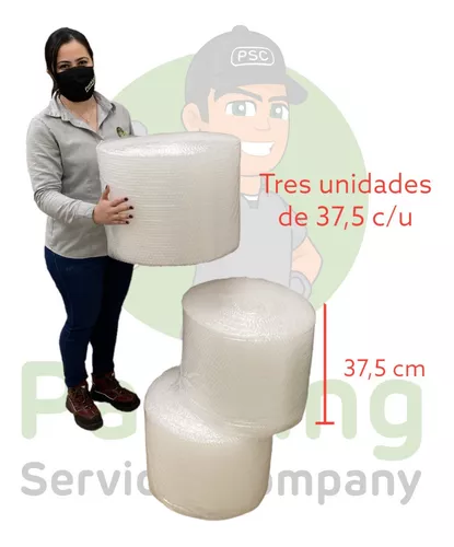 FLASHPRIX Rollo Plastico Burbujas Embalaje, 50cm Ancho y 100m