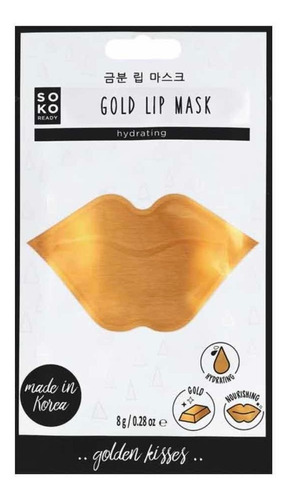 Soko Ready Mascarilla Labial Oro Hidratante Gold Lip Mask