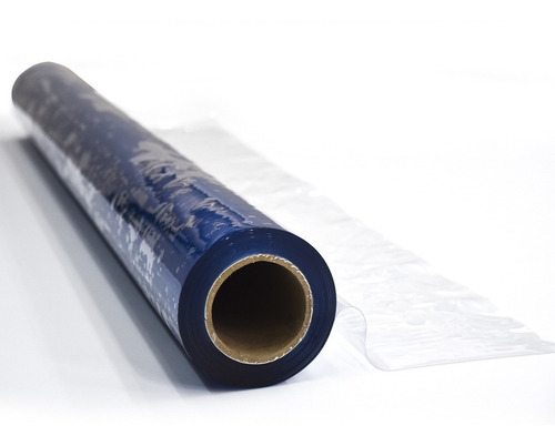  Rollo De Lona Pvc Cristal 1.40 Ancho X 50 Mts Largo 100 Mic