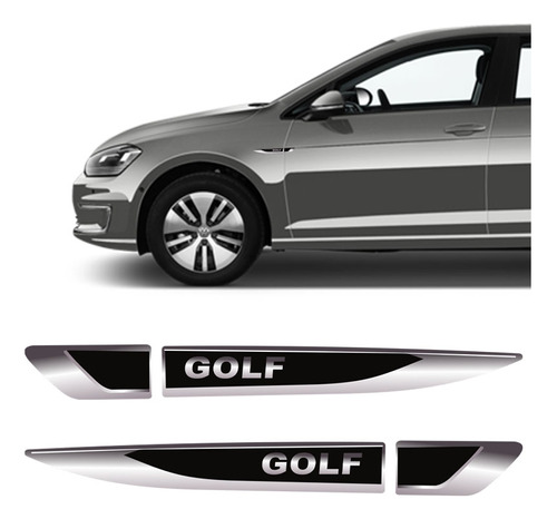 Emblema Lateral Golf 2014/2020 Aplique Resinado Decorativo