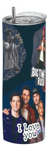 Termo Skinny Café 20 Oz - Big Time Rush #12