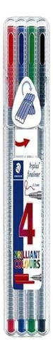 Bolígrafo Staedtler 334 Sb4 Triplus Fineliner Superfino, 0,3