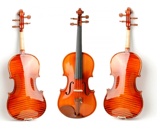 Violin 4/4 Diseño Ameriano Arco Microfainadores Pez Estuche