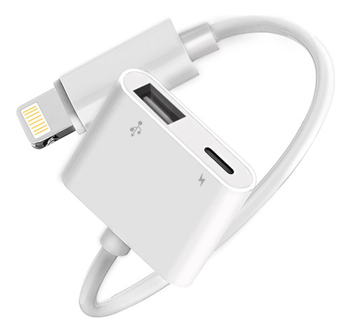 [certificado Mfi De Apple] Adaptador De Cmara Lightning A Us