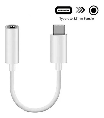 Adaptador Usb-c A Headphone Audifonos Jack 3.5mm