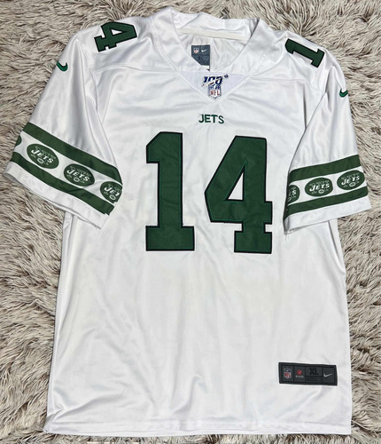 Jersey Nike Nfl New York Jets #14 Sam Darnold Para Hombre Xl