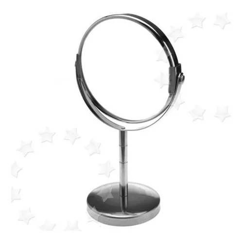 comprar 3 X Lupa Soporte Espejo Doble Cara Maquillaje Redonda Plata 