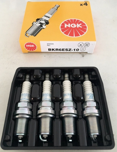 Bujía Ngk Bkr6esz-10 Set X 4 - Renault Duster - Oroch - Clio