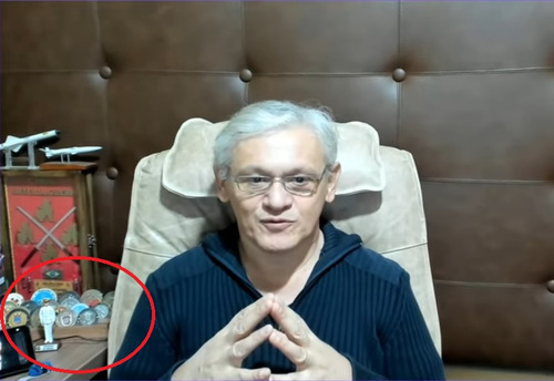Moeda Anúbis Deus Egípcio Simbolo Protetor Das Piramides