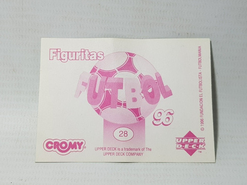 Imagen 2 de 6 de Maradona Figurita Cromy 1996 Mint Sin Pegar Mag 57456